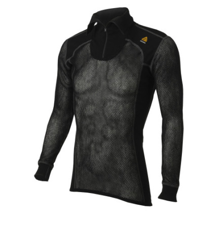 Aclima Woolnet Shirt Polo Zip Men