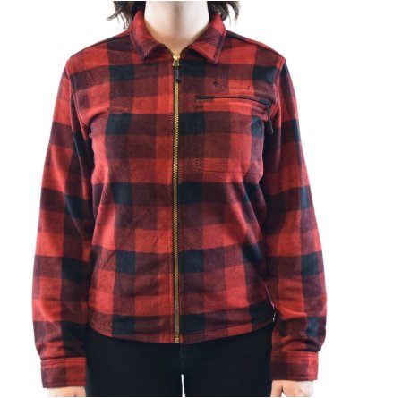 Pinewood Canada Fleeceskjorta Barn R�d/Svart