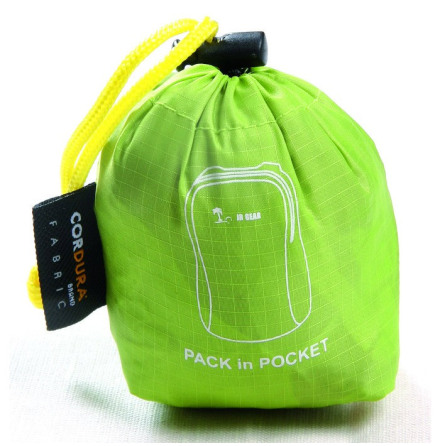 Jr Gear Back Pack In Pocket Cord Ljusgr�n 20L