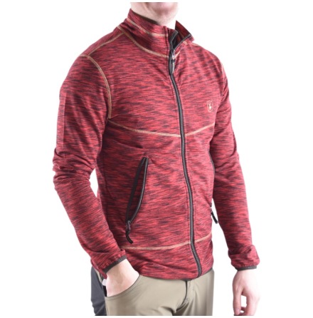Deerhunter Norden Fleecejacka Red Melange