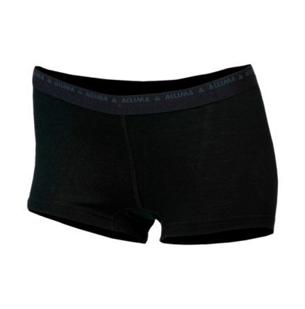 Aclima Lightwool Shorts Dam Svart