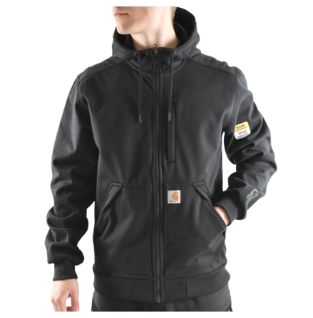 Carhartt Wind Fighter Hooded Sweatshirt Black