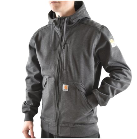 Carhartt Wind Fighter Hooded Sweatshirt Carbon Heather