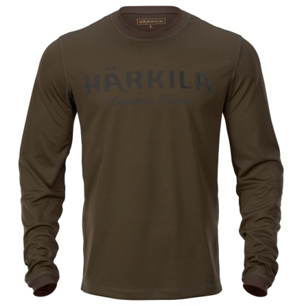 H�rkila Mountain Hunter L/S t-shirt Hunting green/Shadow brown