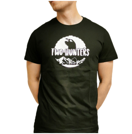 Two Hunters T-Shirt Logga Svart
