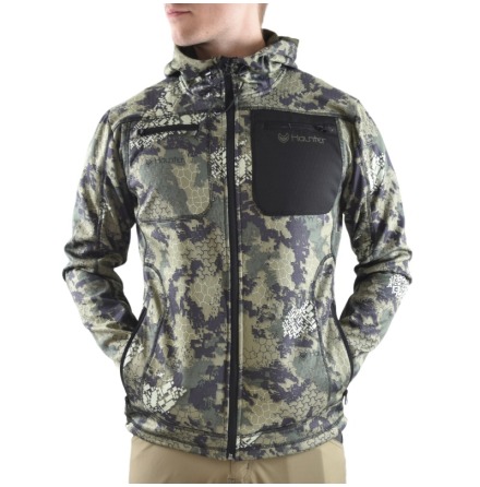 Haunter softshell hoodie Camo/Svart