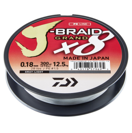Daiwa J-Braid Grand Grey