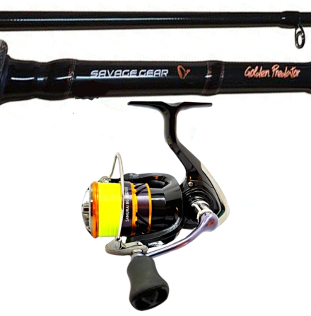Savage Gear Golden Predator 7' Combo Haspelcombo