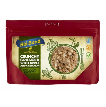 Bl� Band Crunchy granola med �pple och kanel
