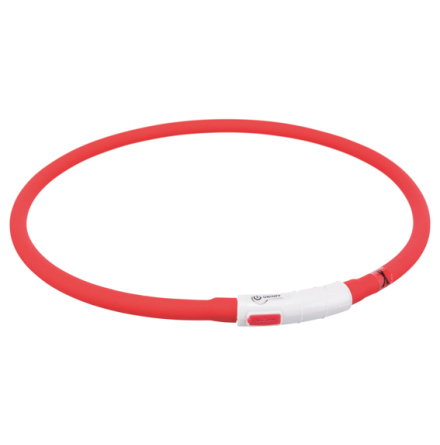 Flash light band USB silikon XS-XL 70cm 10mm R�D
