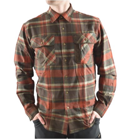 Pinewood Cornwall Skjorta - D.Copper/Suede Brown