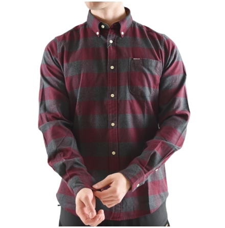 Barbour Malton Shirt - Winter Red
