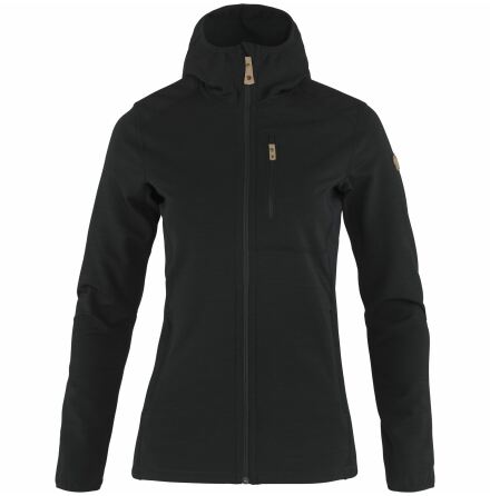 Fj�llr�ven Keb Fleece Hoodie W�s Svart