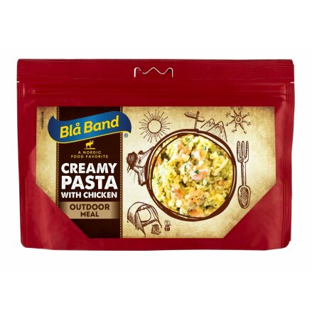 Bl� Band Kr�mig pasta med Kyckling