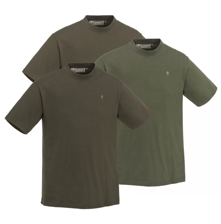 Pinewood T-shirt 3-pack  - Gr�n