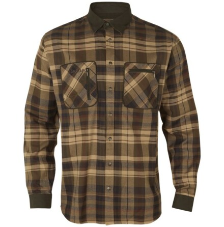H�rkila Pajala Skjorta Beige W/Brown