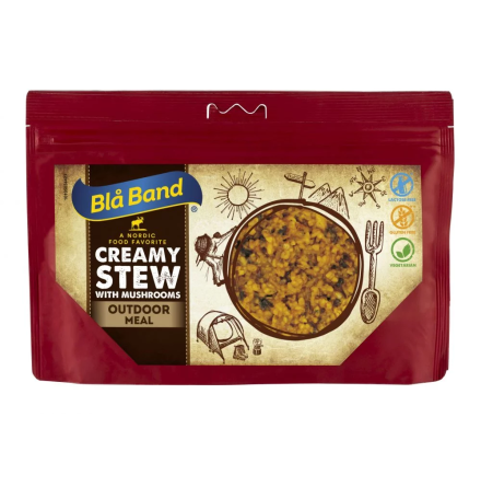 Bl� Band Kr�mig gryta med svamp