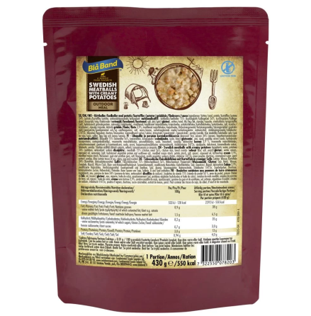 Bl� Band Mjukkonserv K�ttbullar med kr�mig potatis